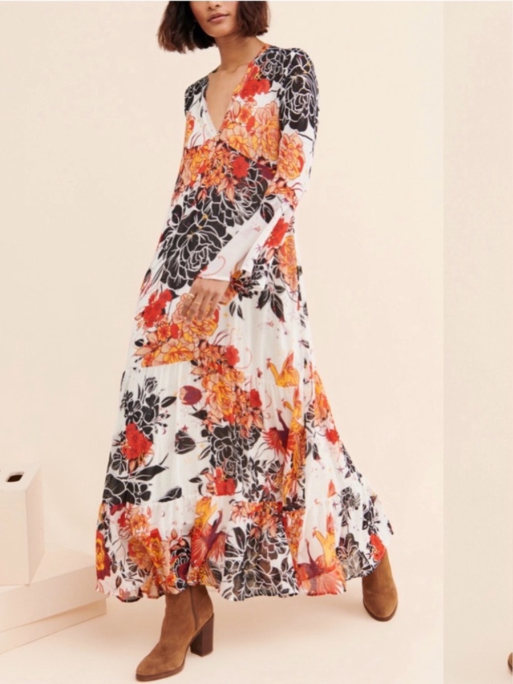 Free People Moroccan Roll Maxi Dress